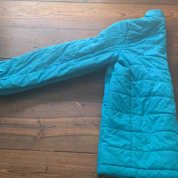 Lands’ End teal girls jacket size large - Picture 4 of 6